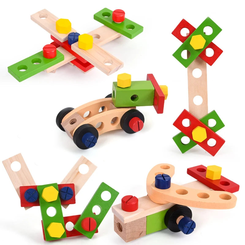 Caixa de Ferramentas Montessori Educacional para Crianças