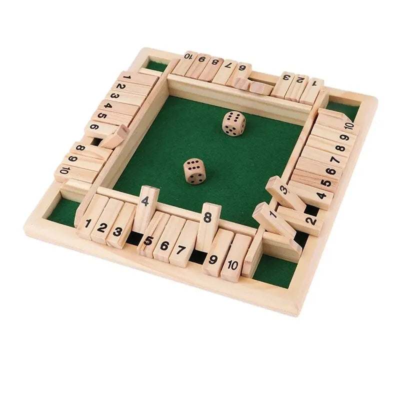 Jogo de Tabuleiro de Madeira