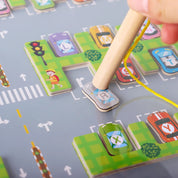 Placa magnética do labirinto do alfabeto, brinquedos de aprendizagem e brinquedos de classificação de cores quebra-cabeças coloridos do alfabeto para crianças abc alfabeto ímãs motor fino