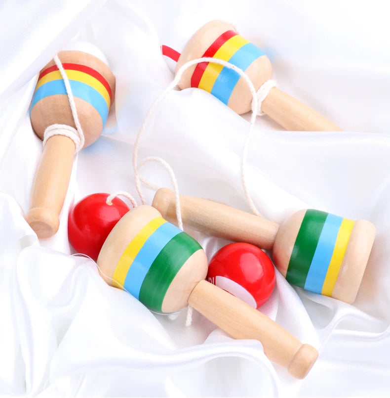 Copo de Habilidades Montessori em Madeira para Desenvolvimento Infantil