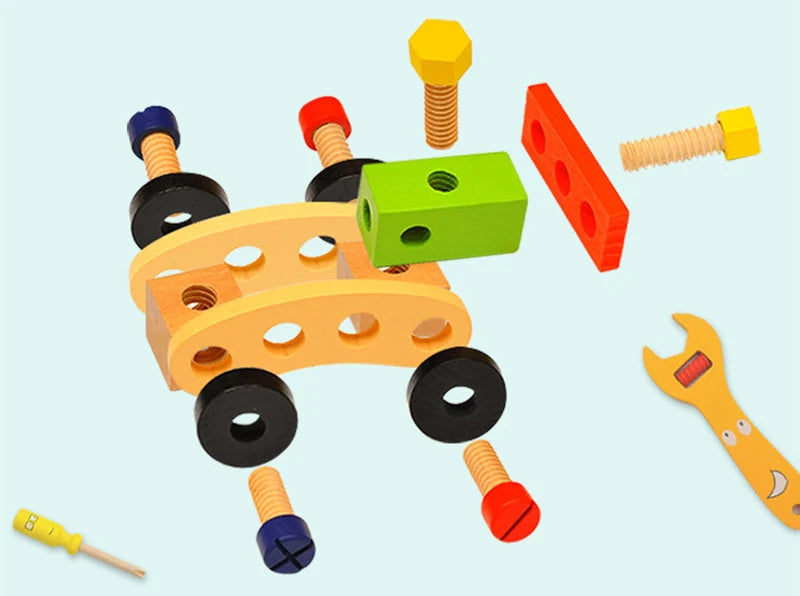 Caixa de Ferramentas Montessori Educacional para Crianças