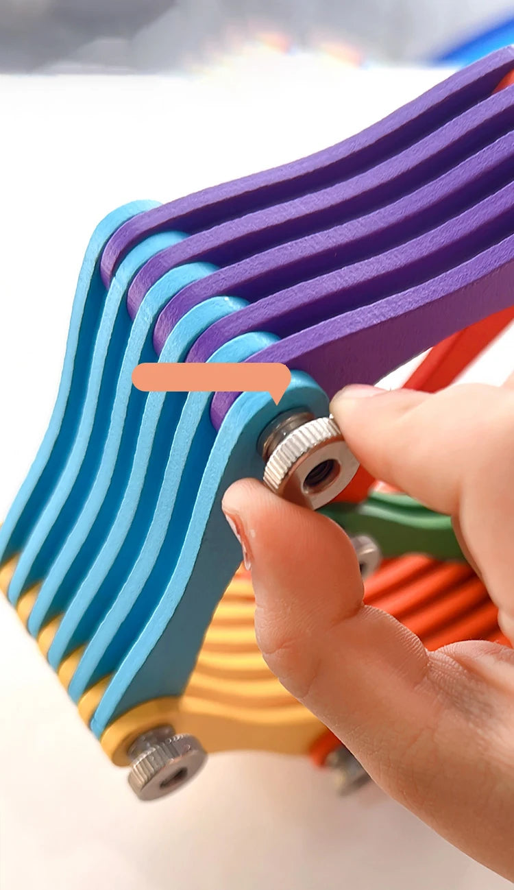 Brinquedo Dobrável Educativo para Desenvolvimento Infantil
