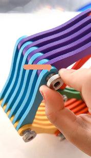 Brinquedo Dobrável Educativo para Desenvolvimento Infantil