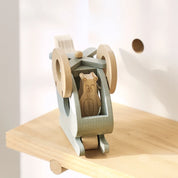 Helicóptero de Brinquedo Montessori de Madeira