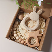 Kit Presente Mordedores e Chocalhos para Bebês