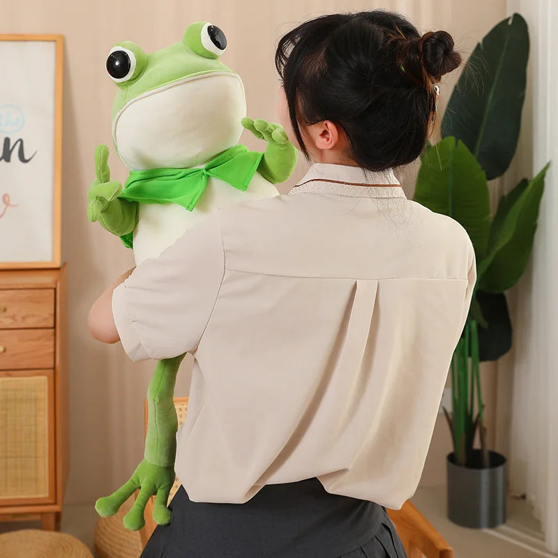 Pelúcia Kawaii Sapo Olhos Grandes