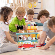 Conjunto Playset de Sorvete e Chá de Madeira Montessori