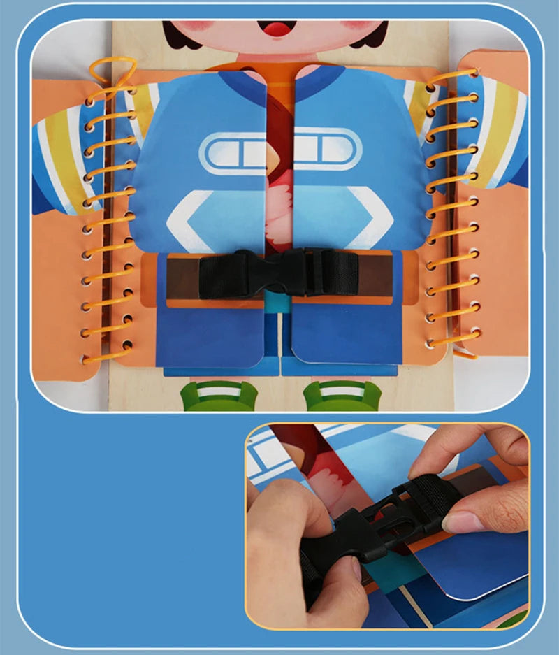 Placa Montessori Multicamadas para Desenvolvimento Infantil