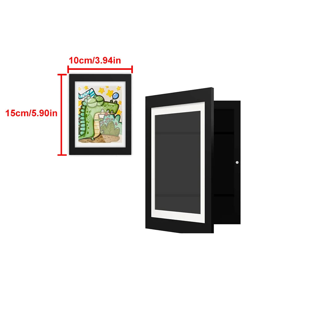 Molduras de arte para crianças, frente magnética aberta, exibição mutável, decoração de casa, quadro infantil para pôster, foto, desenho, pinturas, fotos, novo