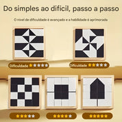 Quebra-Cabeça de Blocos Ocultos - 120 Desafios para Mentes Brilhantes