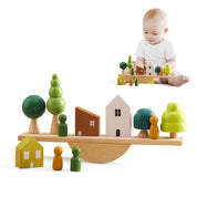 Brinquedo de Equilíbrio Montessori de Madeira para Crianças