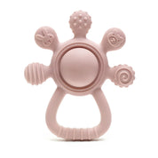 Mordedor Silicone Palm Chocalho para Bebês