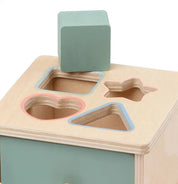Caixa permanente de objeto de bebê montessori, brinquedo de madeira, forma de classificação de cores, caixa de correspondência, bola de moeda, caixa sensorial, habilidades motoras finas para