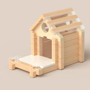 Quebra-Cabeça 3D de Madeira Montessori Várias Opções de Montagem - 100 Peças
