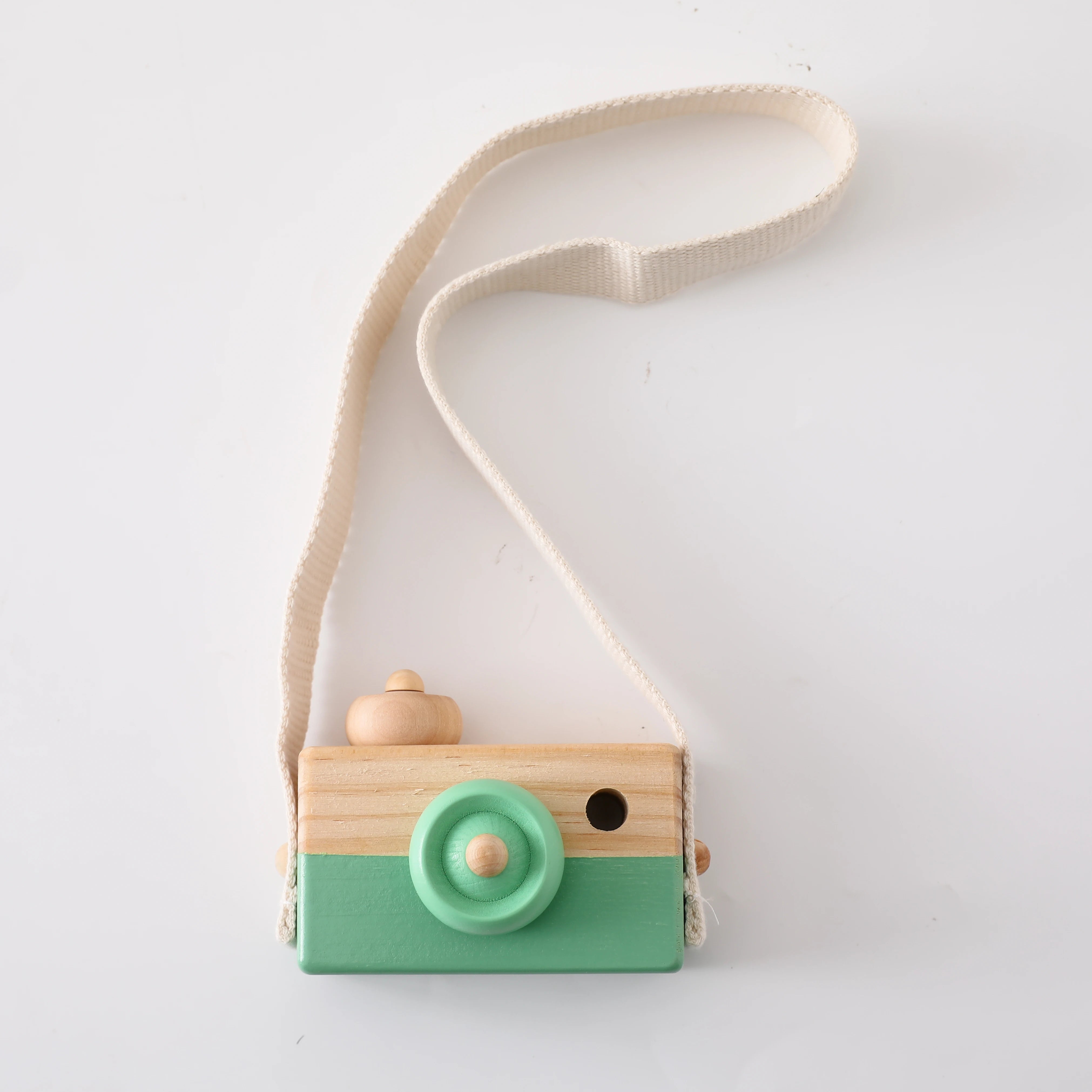 Nordic Wooden Baby Toys, Camera Pendant, Brinquedos Montessori para Crianças, Presentes DIY, Presente de Enfermagem, Bloco, Moda, 1Pc