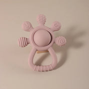 Mordedor Silicone Palm Chocalho para Bebês
