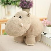 Pelúcia Hipopótamo e Elefante Kawaii - 20/25/35cm