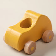 Brinquedo do bebê faia blocos de madeira dos desenhos animados carro vilão educacional montessori brinquedos criança dentição cérebro jogo artesanal presente aniversário do bebê