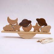 Brinquedo de Equilíbrio Montessori de Madeira para Crianças