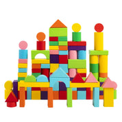 Blocos de Construção de Madeira Educativos - Explore a Criatividade