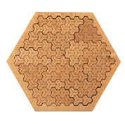 Quebra-cabeça de madeira impossível iq quebra-cabeças para adultos impossível jigsaw quebra-cabeças dez níveis de dificuldade tangram jogos de tabuleiro