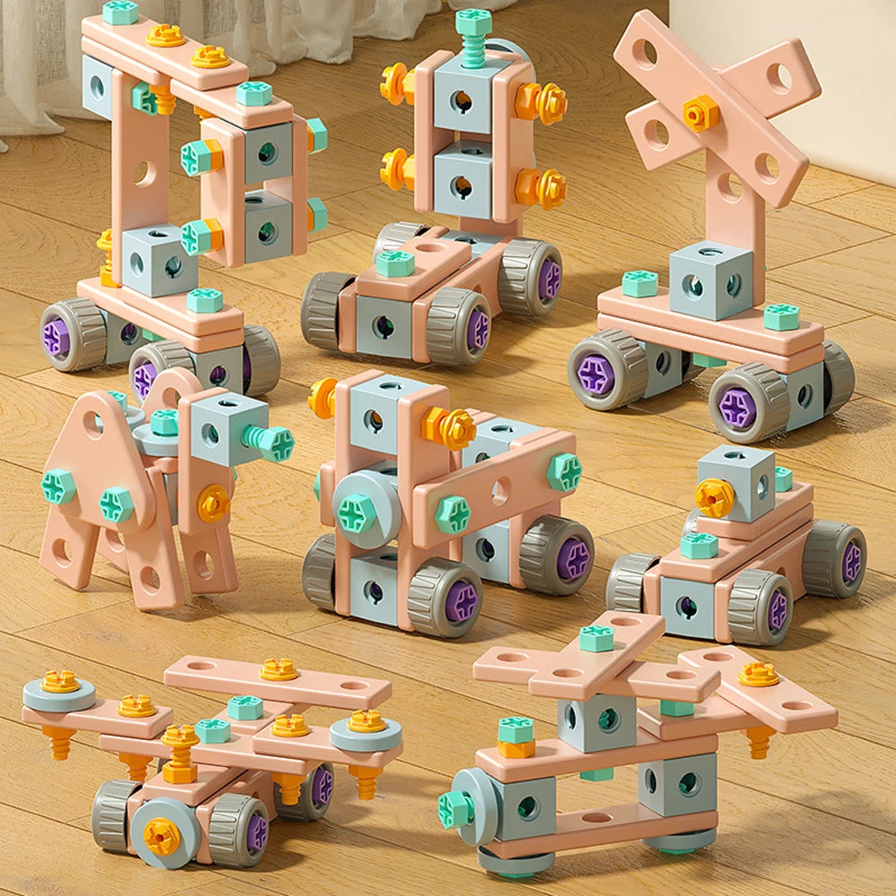 Brinquedo Montessoriano de Montagem Criatividade e Habilidades