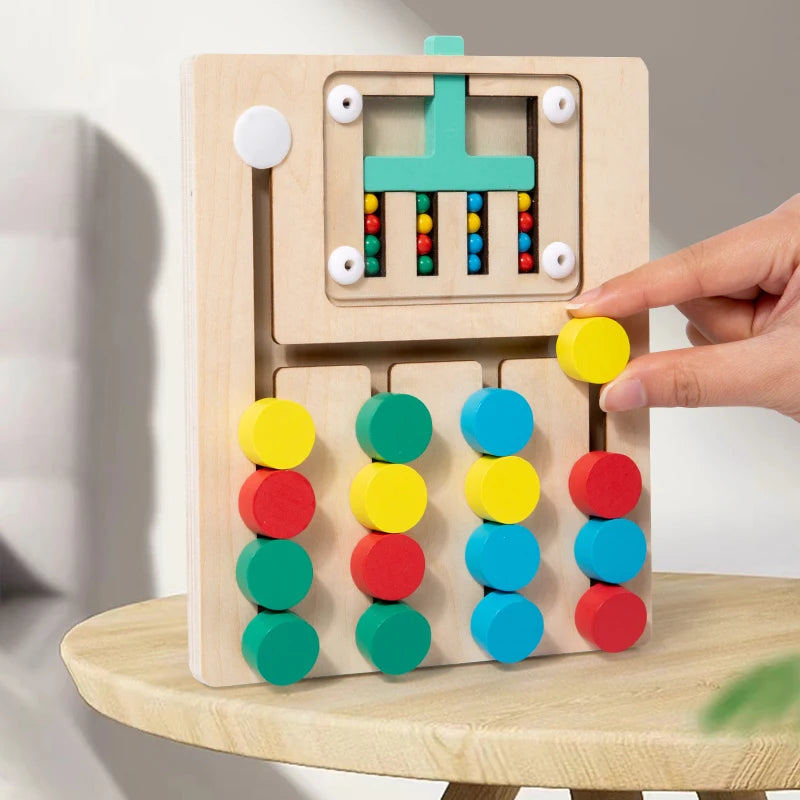 Quebra-Cabeça de Madeira Montessori - Aprendizagem Divertida