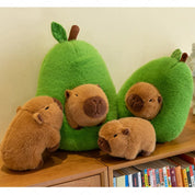 Grande Abacate Brinquedo De Pelúcia, Boneca Capivara, Capibala Travesseiro De Dormir, Presente De Férias Kawaii, Criativo Fruta Pano Boneca Almofada