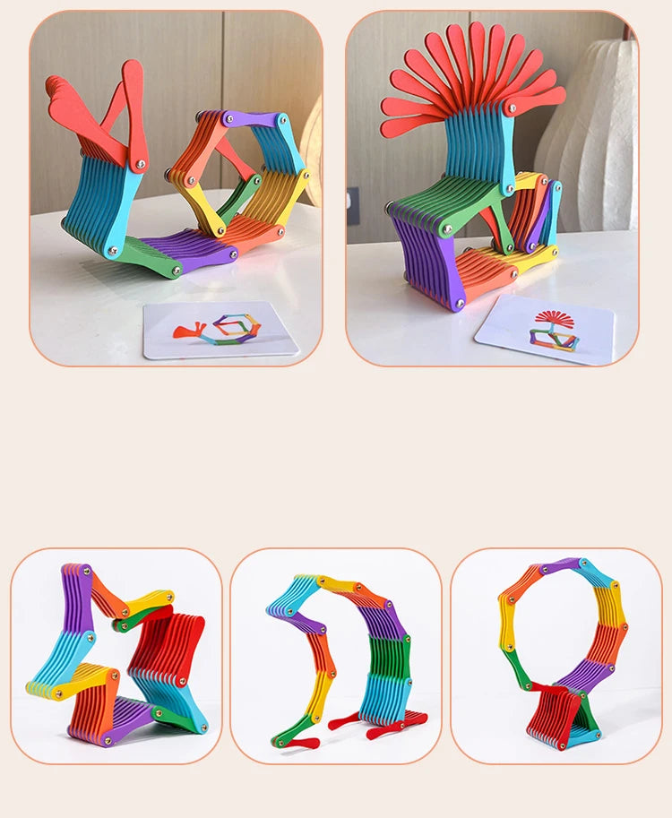 Brinquedo Dobrável Educativo para Desenvolvimento Infantil