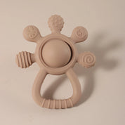 Mordedor Silicone Palm Chocalho para Bebês