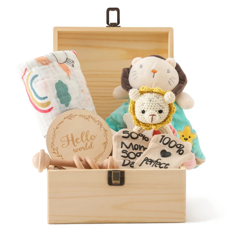 Kit de Presente Montessori para Bebês - Brinquedos Educativos