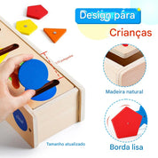Brinquedo Educativo Montessori de Madeira com Jogo de Pesca Divertido