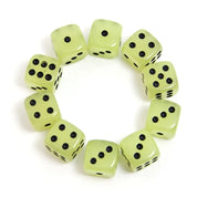 Dados Luminosos 10 Unidades para Jogos de Tabuleiro e Ensino