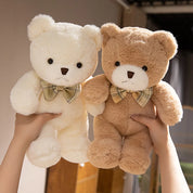 30cm kawaii colorido laço urso boneca brinquedo de pelúcia abraço urso boneca presente aniversário travesseiro de pelúcia casa sala estar quarto