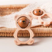 Chocalho de Madeira Urso Musical Montessori
