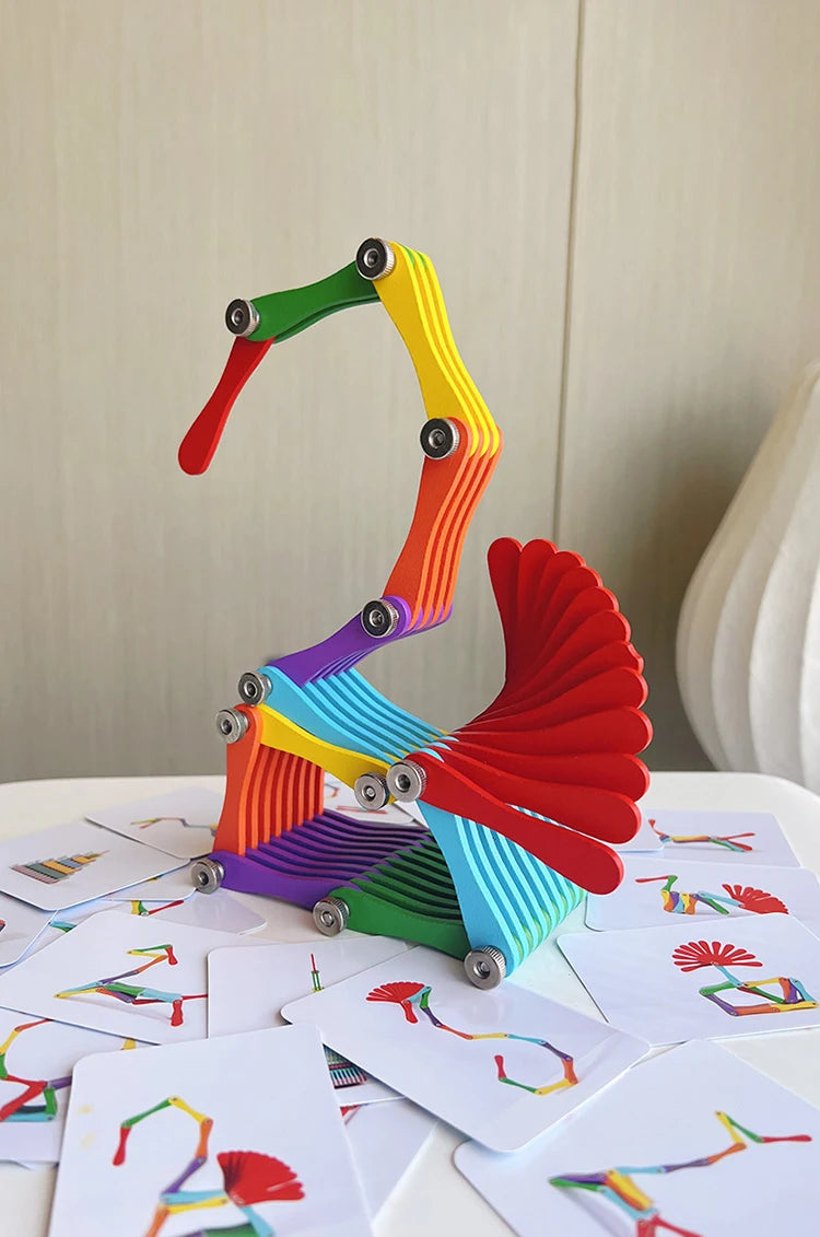 Brinquedo Dobrável Educativo para Desenvolvimento Infantil