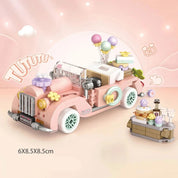 Peças de Montar Veículos Doces – Mini Carros Temáticos Estilo Food Truck e Carros de Festa