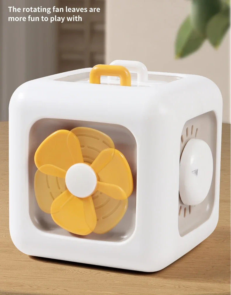 Cubo Sensorial Educativo 6 em 1 Montessori para Crianças