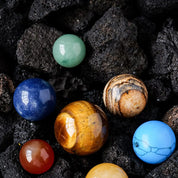 Conjunto Educativo de Planetas do Sistema Solar Esferas de Vidro