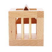 Brinquedo Educativo de Madeira – Caixa de Permanência Montessori