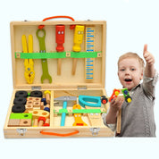 Caixa de Ferramentas Montessori Educacional para Crianças
