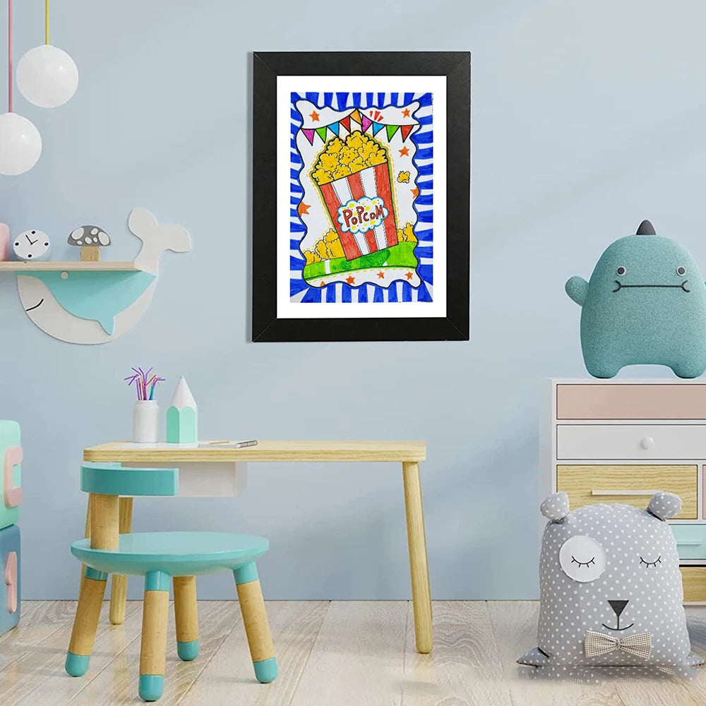 Molduras de arte para crianças, frente magnética aberta, exibição mutável, decoração de casa, quadro infantil para pôster, foto, desenho, pinturas, fotos, novo