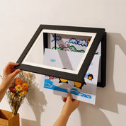 Molduras de arte para crianças, frente magnética aberta, exibição mutável, decoração de casa, quadro infantil para pôster, foto, desenho, pinturas, fotos, novo
