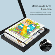 Moldura Magnética para Exposição de Arte Infantil