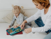 Tabuleiro Sensorial Montessori de Silicone para Crianças