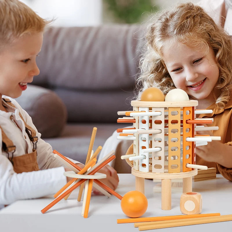 Jogo Educacional Montessori de Habilidades Motoras para Crianças