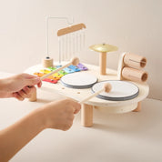 Instrumentos Musicais Montessori de Madeira para Crianças