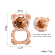 Chocalho de Madeira Urso Musical Montessori