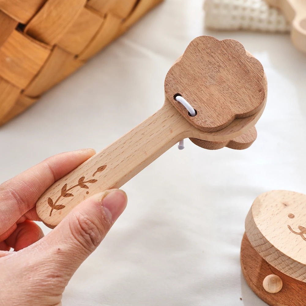 Conjunto Musical Montessori de Madeira para Bebês