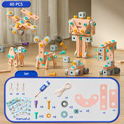 Brinquedo Montessoriano de Montagem Criatividade e Habilidades